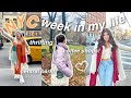 NYC WEEK IN MY LIFE!! coffee shops, thrifting, broadway show