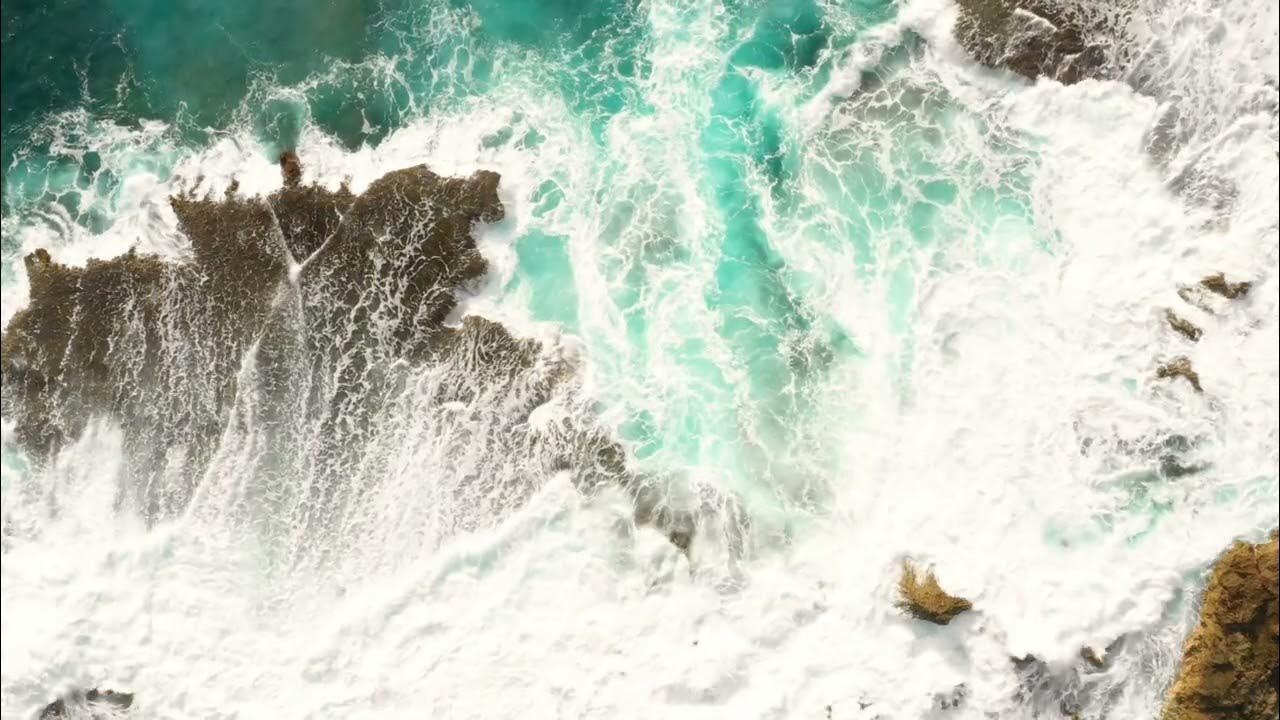 Waves rushing. Waves rushing