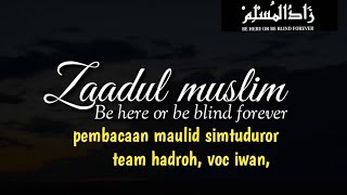 Pebacaan maulid simtuduror || VOC IWAN HADROH ZM