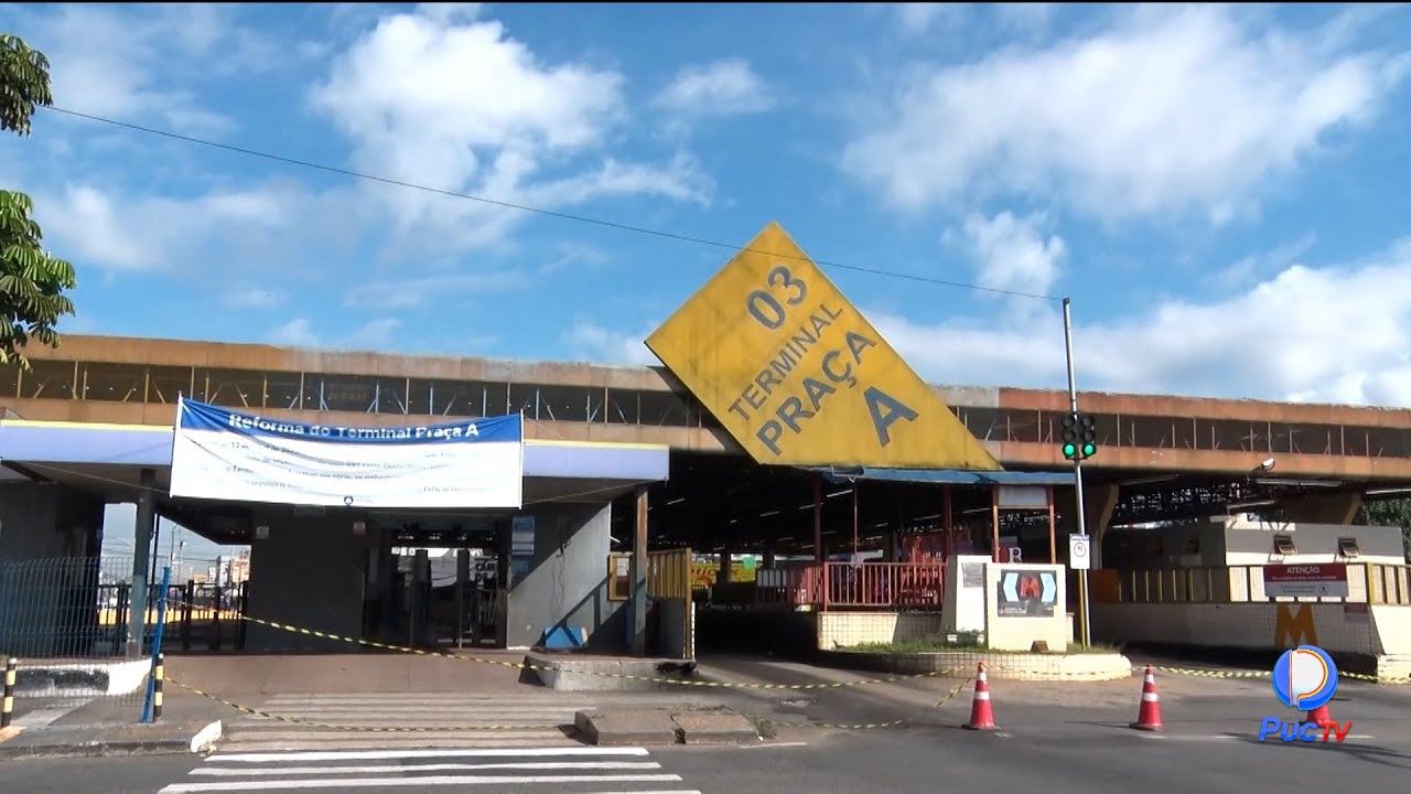 REFORMA DO TERMINAL PRAÇA A ALTERA TRÂNSITO EM GOIÂNIA