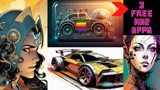 AI Locally: 3 Free Apps for Mac M1 for Stable Diffusion.