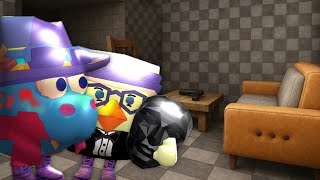 МЫ ПРОШЛИ ИГРУ В КАЛЬМАРА 4! ГМАН БУМ, И ГОДЗИЛЛА В CHICKEN GUN (часть 2)