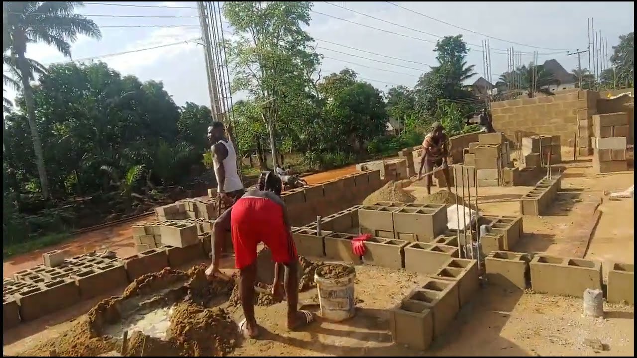 NEW BUILDINGS UNDER CONSTRUCTION AT THE LOCUST ARMY INT'L CAMP GROUND
