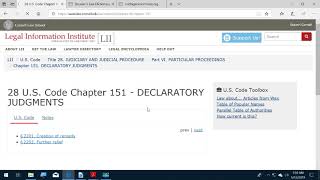 I DECLARE -- FOR DECLARATORY JUDGMENT