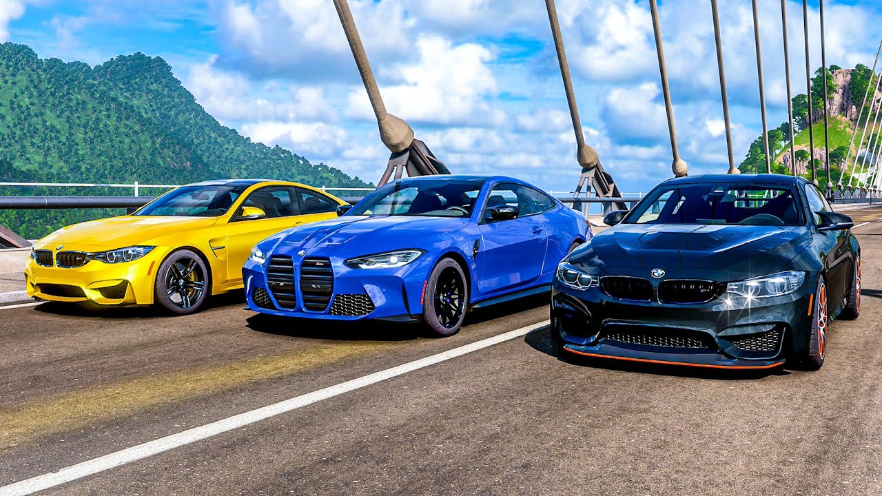 BMW M4 Competition G82 Vs BMW M4 F82 Vs BMW M4 GTS Forza Horizon bmw-m4-competition-g82-vs-bmw-m4-f82-vs-bmw-m4-gts-forza-horizon