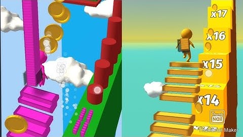 Stair Run ASMR ! Very relaxing and satisfying All Levels Gameplay Walkthrough , Android , iOS