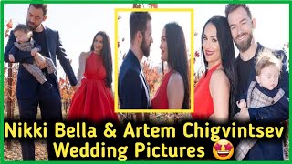 Nikki Bella Wedding Photos Nikki Bella wedding pictures with Artem Chigvintsev