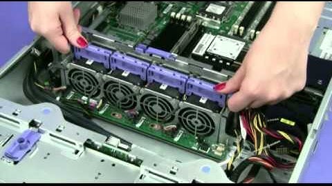 IBM System x3630 M3 - FRU - Install Fan Cage