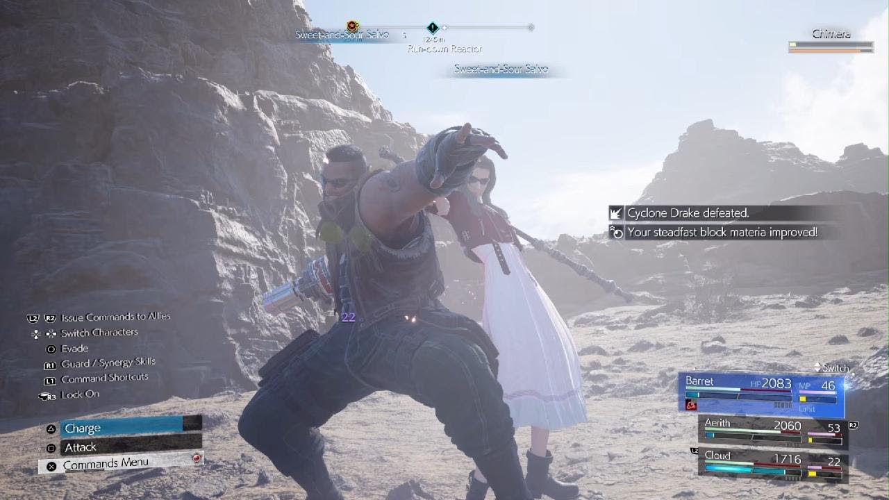 Aerith and Barret's Sweet and Sour Salvo