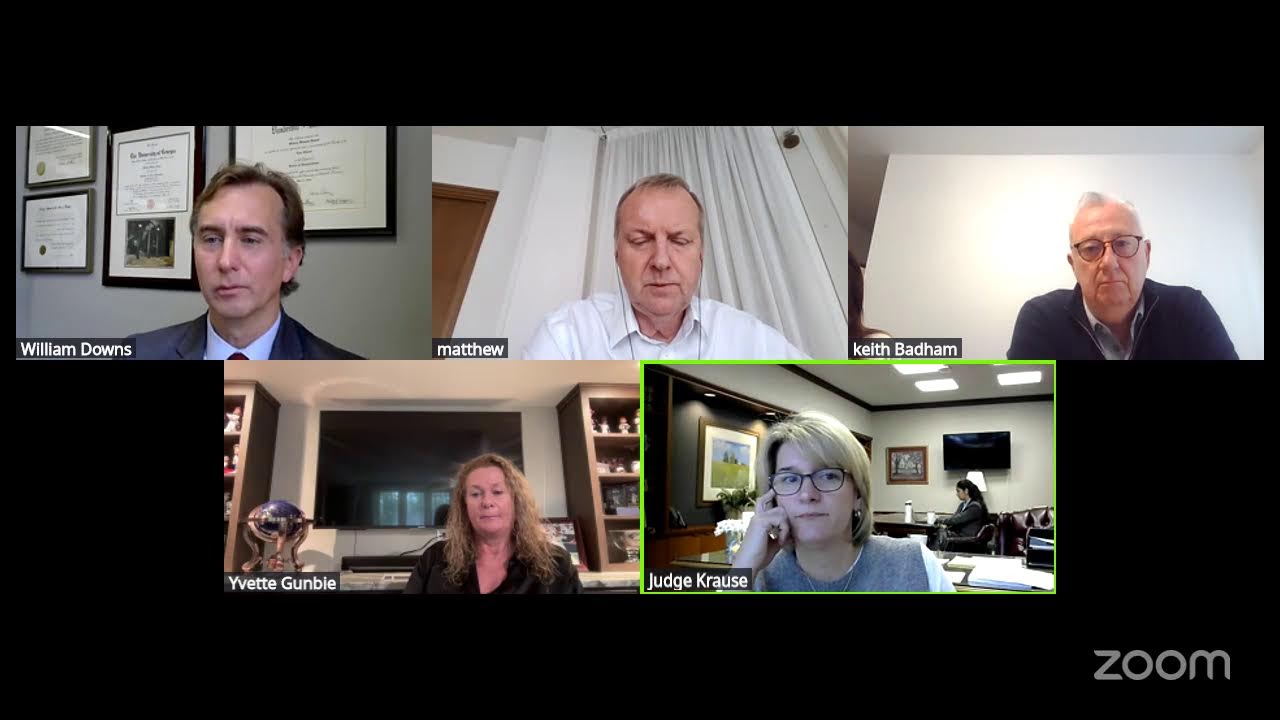 Civil Hearing (Badham v Gunbie)