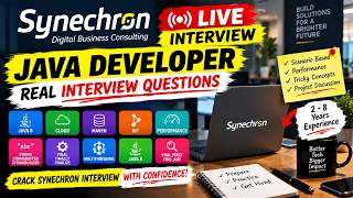 Synechron Java Developer LIVE Interview | Java 8 | Cloud | Multithreading | Maven | Git