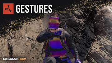 RUST Gestures - The Complete List