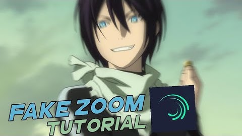 Alight Motion Tutorial - Smooth Fake Zoom Transition With Blur