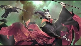 'Cast By Spell.'  Behind the scenes of the Maleficent portrait.