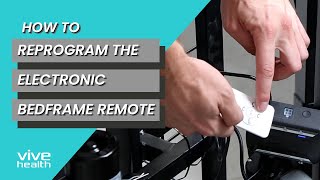 Reprogramming the Electric Bed Frame Remote - Vive