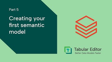 Creating your first semantic model