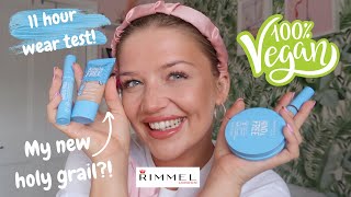 Rimmel Kind & Free Makeup Range! Skin Tint, Concealer, Mascara & Pressed Powder (11 HOUR WEAR TEST)