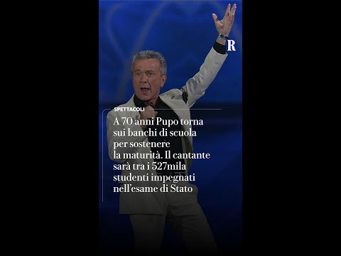 Video A 70 anni PUPO si prepara per l'esame di Maturità