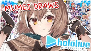 Mumei Draws HOLOLIVE