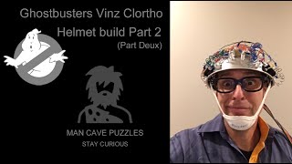 Part 2  Egons Aura Video-Analyzer helmet  build- Ghostbusters Used on Vinz Clortho Keymaster