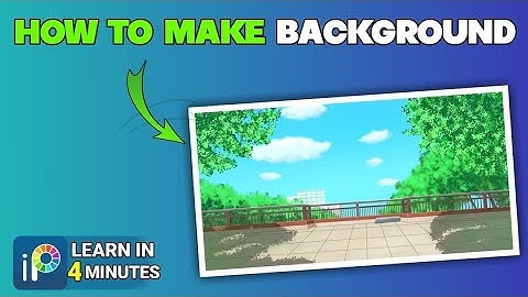 How to Make Backgrounds For Animation | Ibis paint x background tutorial