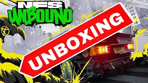 NFS Unbound Unboxing | PS5 Edition