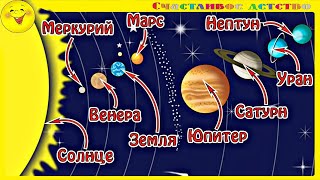 Солнце и Планеты. Наша солнечеая система. Развивающее видео для детей