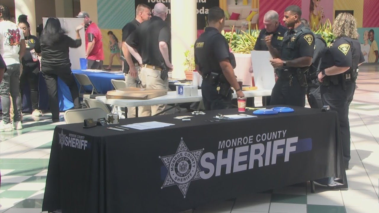 The Mall at Greece Ridge hosts a first responders event - YouTube