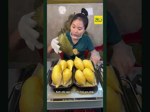 Khui sầu riêng Thái: xem độ ráo dẻo của múi | Mê Sầu Riêng #Shorts