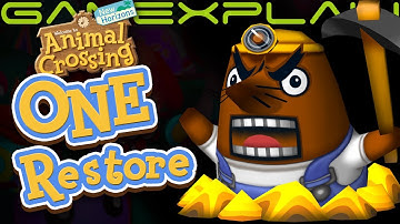 One Restore?! Fine Print in the Animal Crossing: New Horizons Direct Reveals An Unfortunate Limit