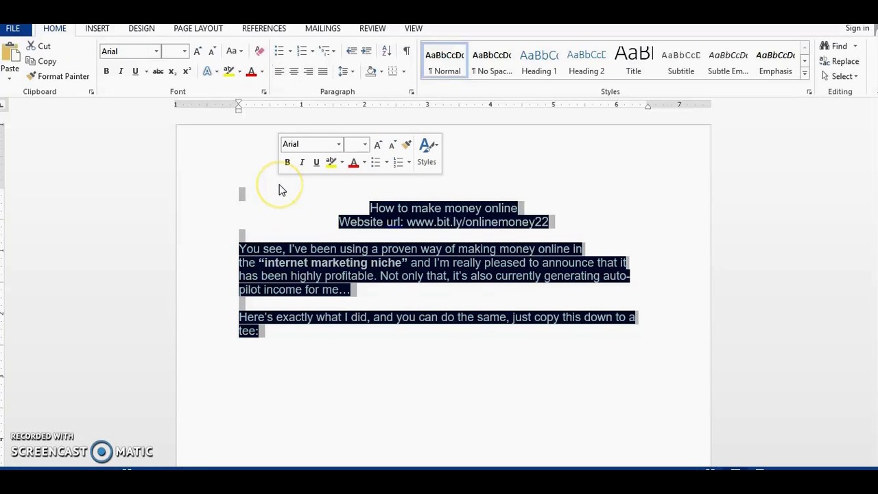 How to remove highlights or background color from pasted text in Microsoft  Word - YouTube