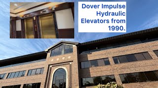 1990 Dover Impulse Hydraulic Elevators @ 45 S. Park Blvd. Glen Ellyn, IL-(2025 Retake) 