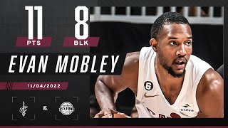 Evan Mobley invited the Pistons to his BLOCK PARTY 🔥 11 PTS & 8 BLK 😳