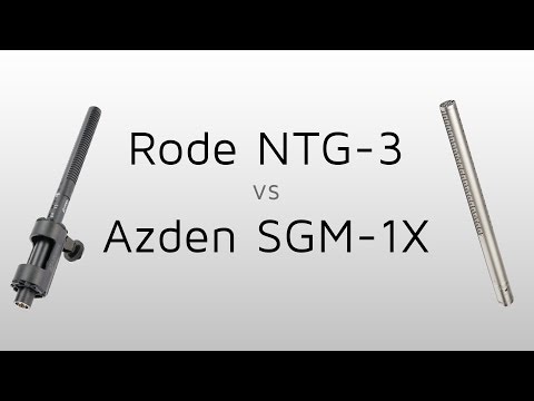 Rode NTG-3 vs Azden SGM-1X