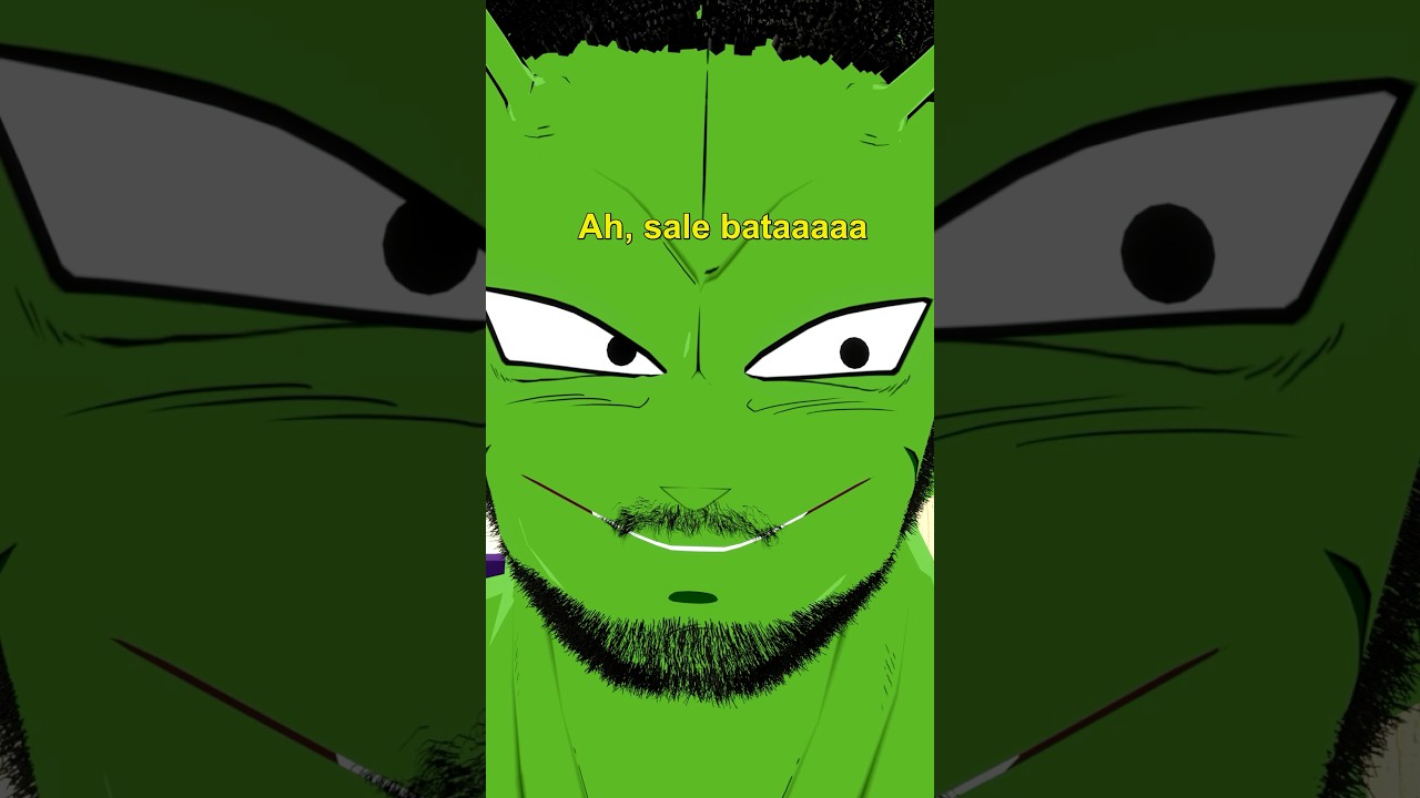 Le Barber nul 😂 | crédit : @BisskitTv #anime #3d #dbz