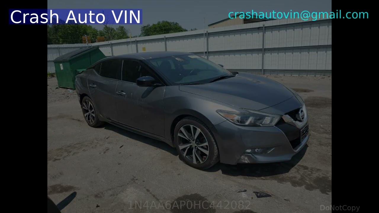 ヤマヤ様　fc グレー 1N4AA6AP0HC442082 Nissan 2017 maxima 3.5s - YouTube