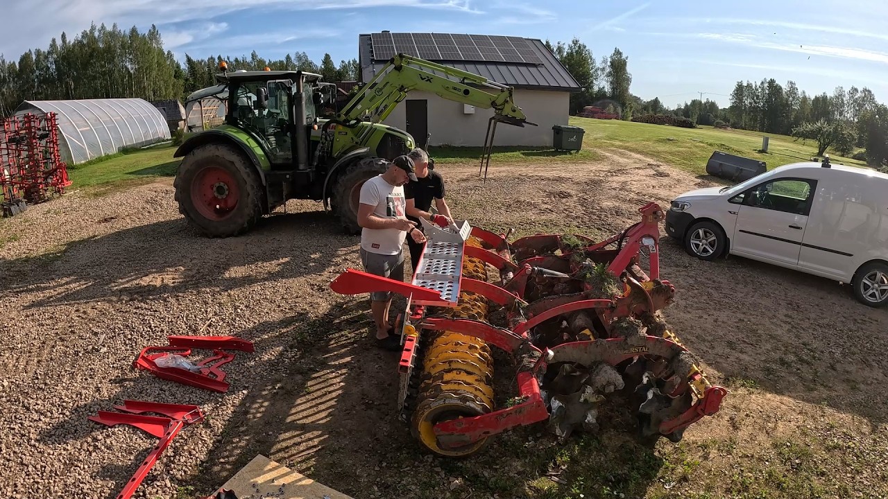 Upgrading Vaderstad Carrier 350 with BioDrill 180 – Farm Assembly & Field Test Timelapse