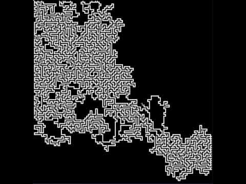 Perfect maze generation using java!