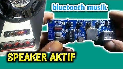 Cara Pasang Bluetooth Musik Box Di Speaker Aktif