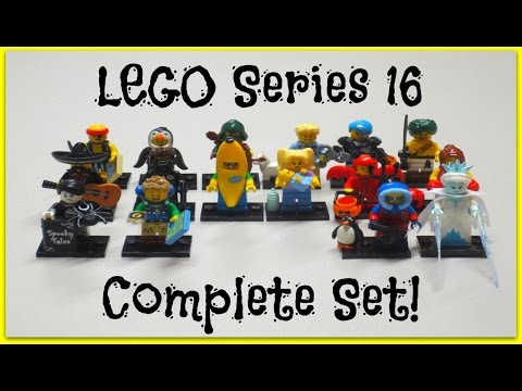 Lego Minifigures Series 16 - Complete Set Opening & Review + Bump 