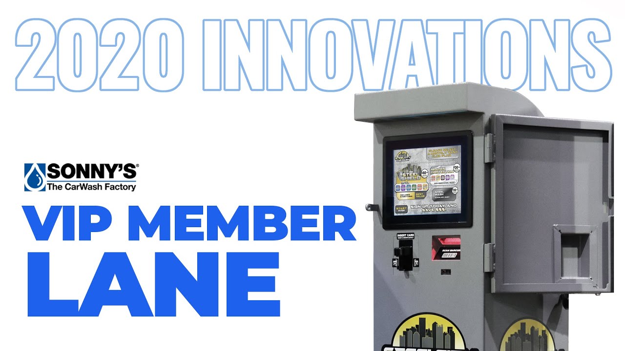 Sonny's Car Wash Innovations Controls VIP Member Only Lane YouTube