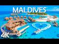 Maldives 4K Drone Footage | Overwater Villas, White Sand & Island Dreams