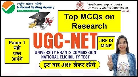 Top MCQs on Research | Paper 1 यही प्रश्न आएंगे | By Navdeep Kaur
