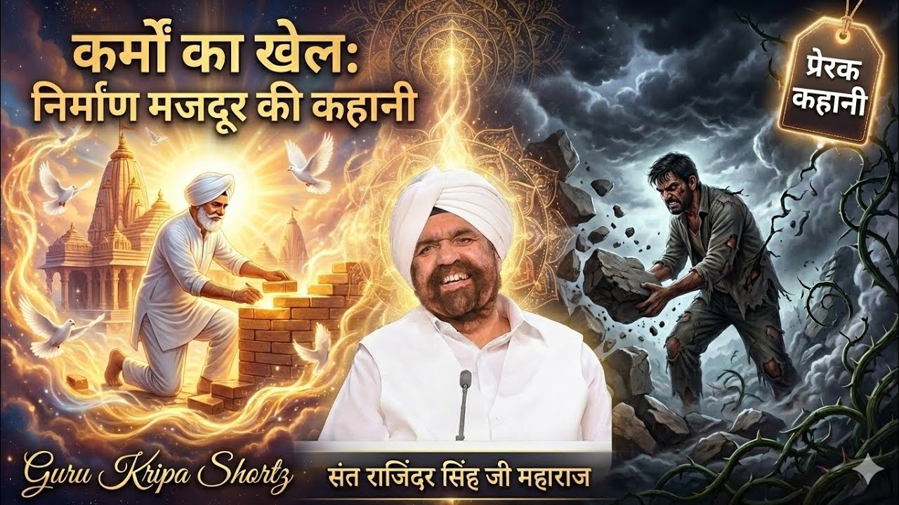 कर्मों का खेल: निर्माण मजदूर की कहानी | Sant Rajinder Singh Ji Maharaj | Inspiring Story #skrm #love