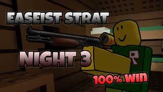 How to EASILY beat NIGHT 3 on Residence Massacre | Easiest Strat
