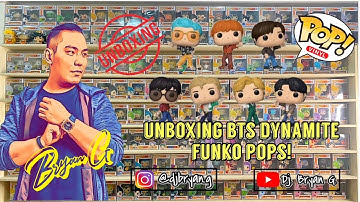 Unboxing BTS Dynamite Funko Pops