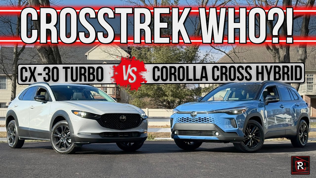 Which Sub-Compact SUV Wins? 2026 Mazda CX-30 Turbo vs. 2026 Toyota Corolla Cross Hybrid