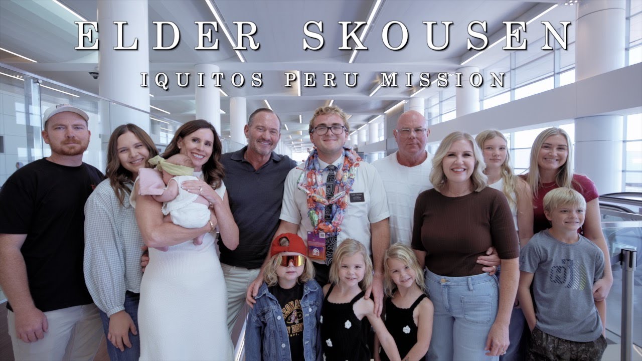 Elder Luke Skousen Returns Home | Emotional Missionary Reunion from Iquitos Peru Mission