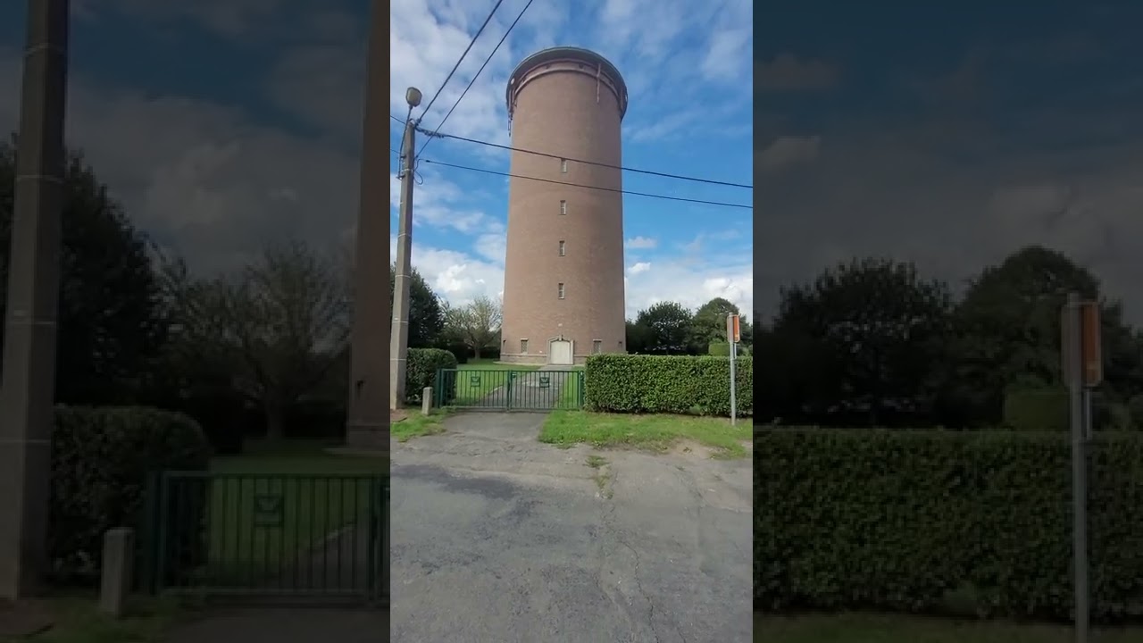 Le réservoir d'eau de nechin en Belgique - YouTube