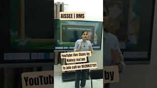 AISSEE &amp; RMS LIVE Class | Nancy Ma’am | Don’t Miss This Session #AISSEE2027 #RMSPreparation